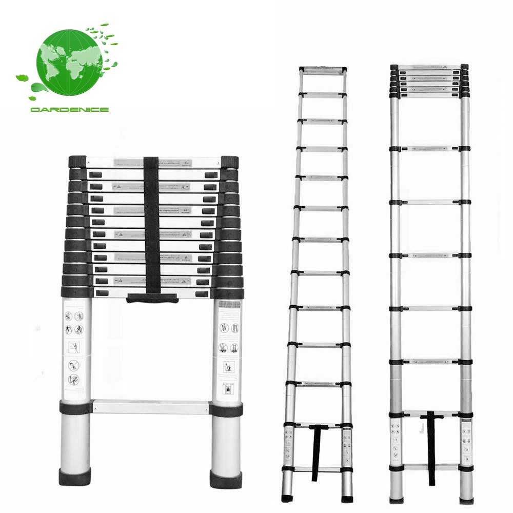 Telescopic ladder Aluminum Expansion Folding Ladder Multi-Purpose Ladder 10.5FT