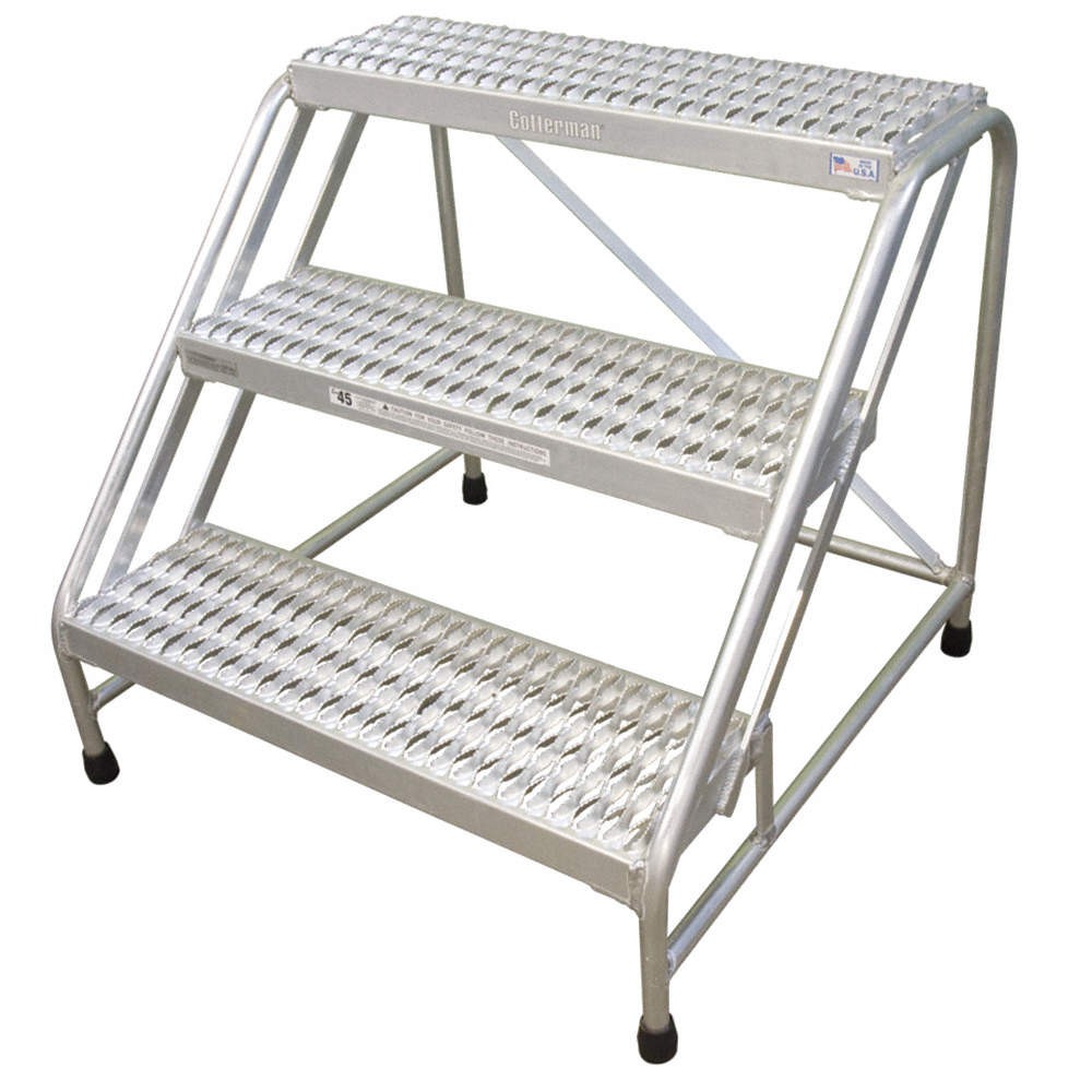 COTTERMAN Stationary Step,3 Steps,Overall 30″ H 619L49