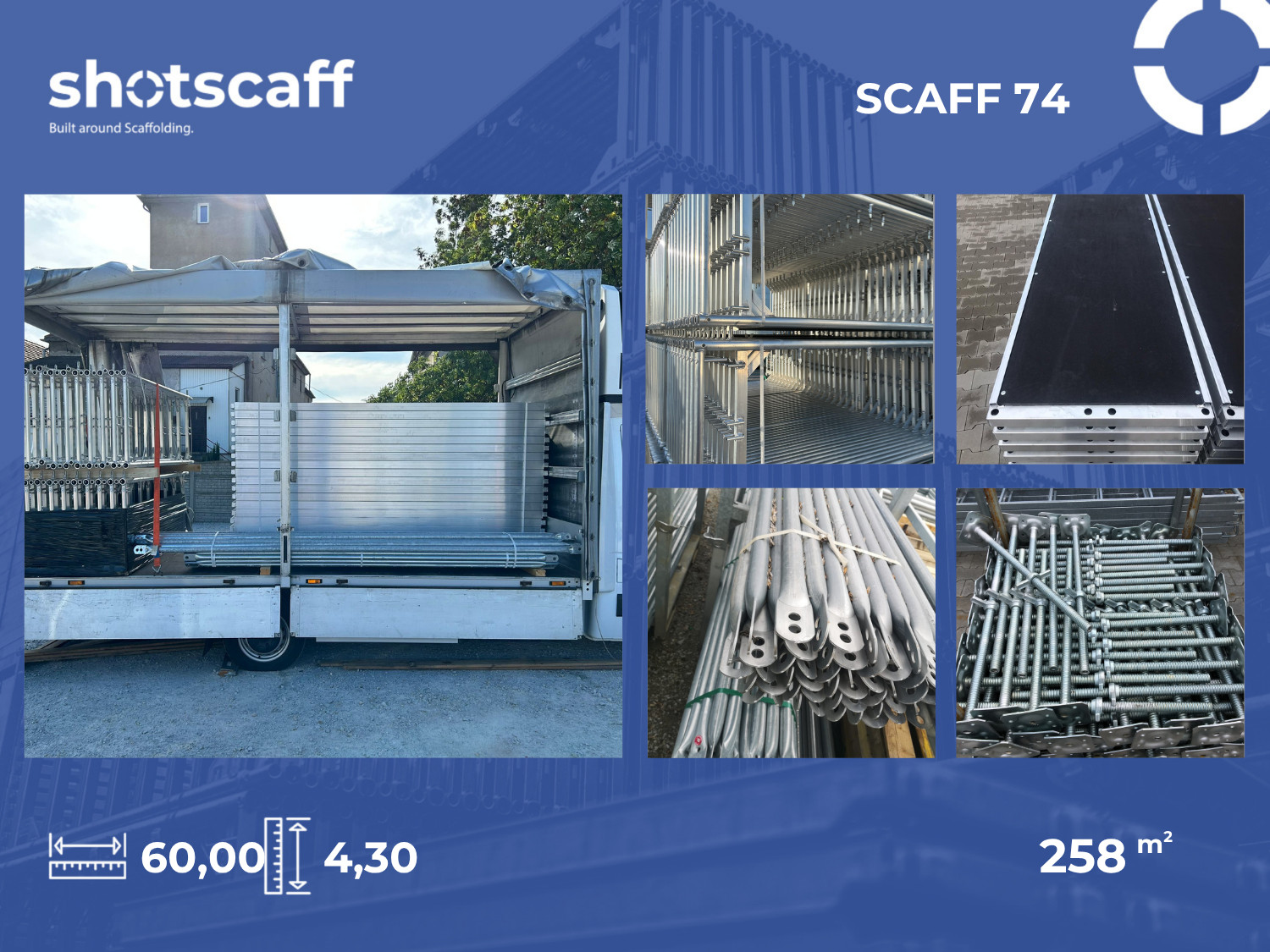 Scaff 74 Aluminium 264m2 Skele Scaffolding New Scaffolding Included Delivery