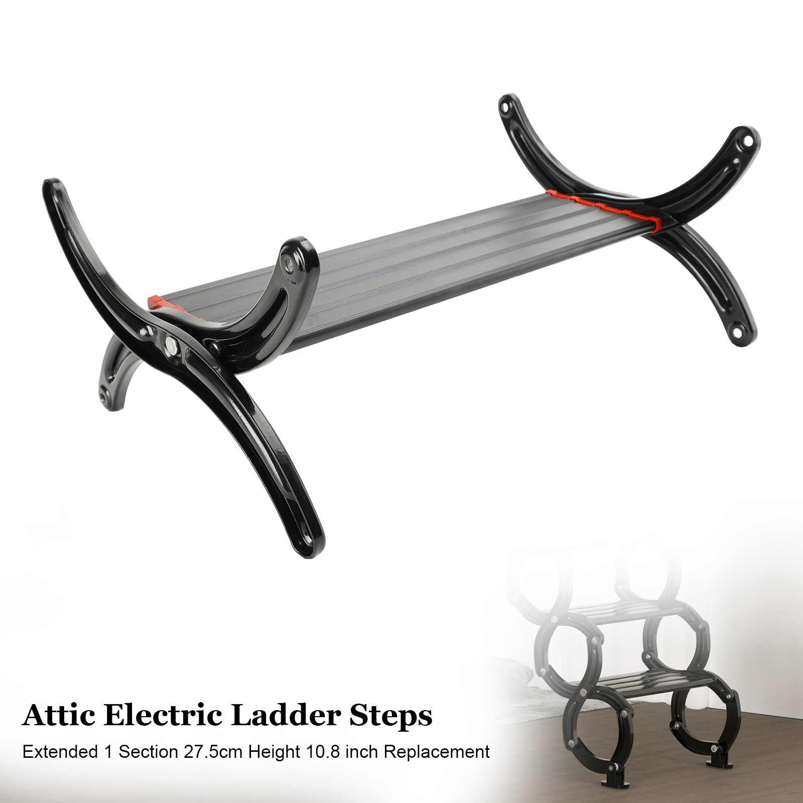 Attic Electric Ladder Steps Extended 1 Section 27.5cm Height 10.8 inch Replace #