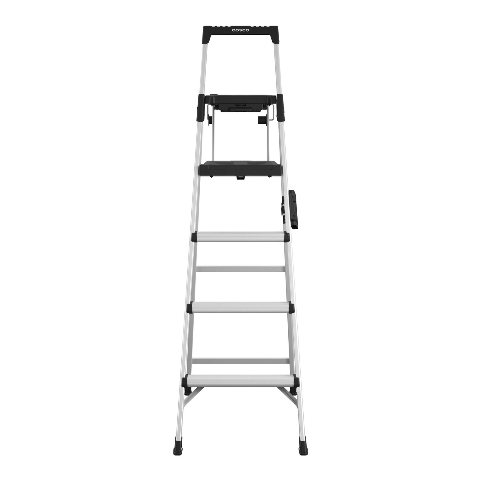 COSCO 2061AABLW Signature Series 6ft Aluminum Step Ladder, Type 1A, 300 lbs Load