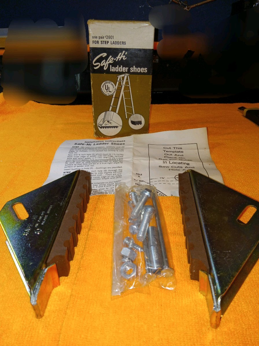 Vintage , Safe-Hi Ladder Shoes #2601 in Original Box w/Instructions New In Box.