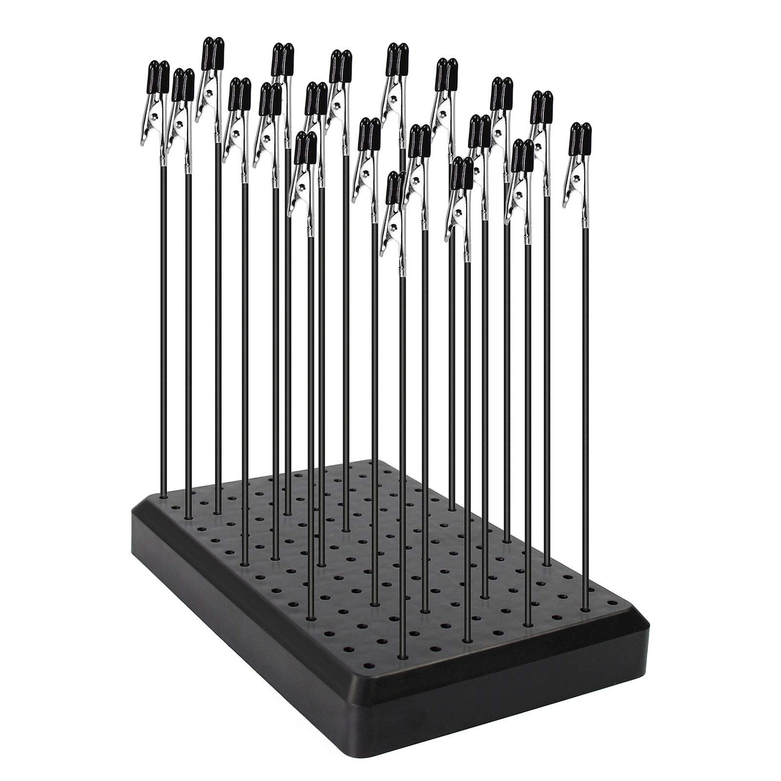 GJJC09B 1PC Painting Stand Base and 20PCS Alligator Clip Stick Set Modeling Tool