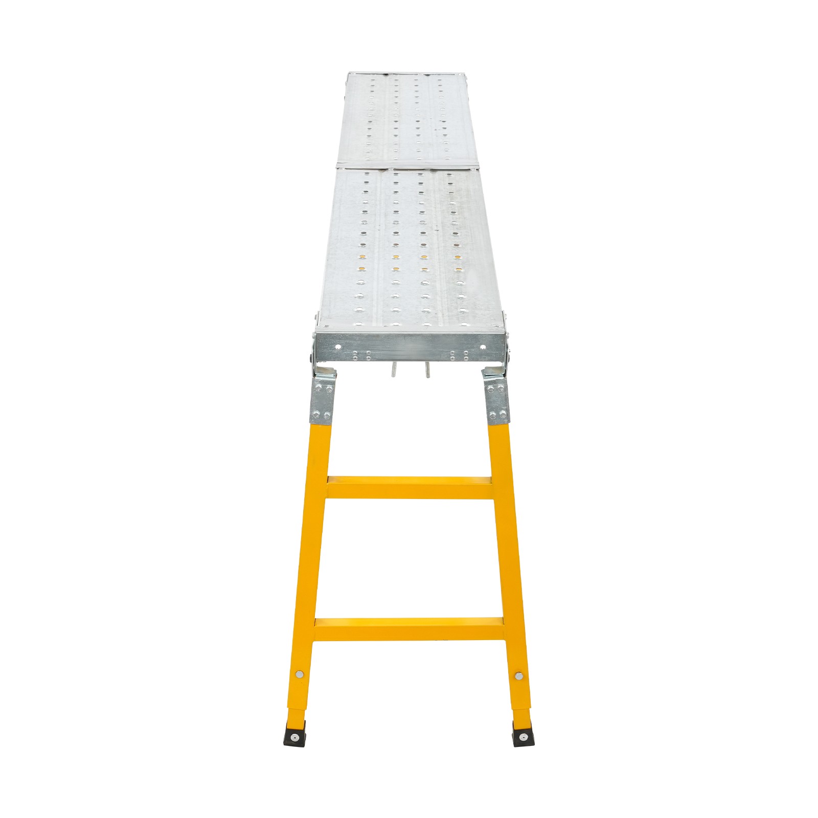 Portable Work Platform Adjustable Q235 Steel With Folding Legs Garage/office