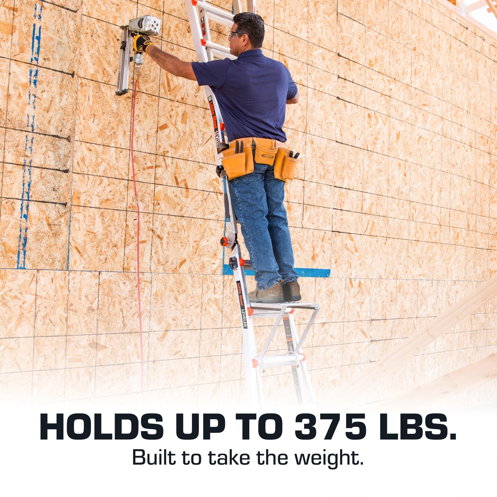 Little Giant Work Platform Ladder Stand-Off Accessory, Flat Standing 1, Gray