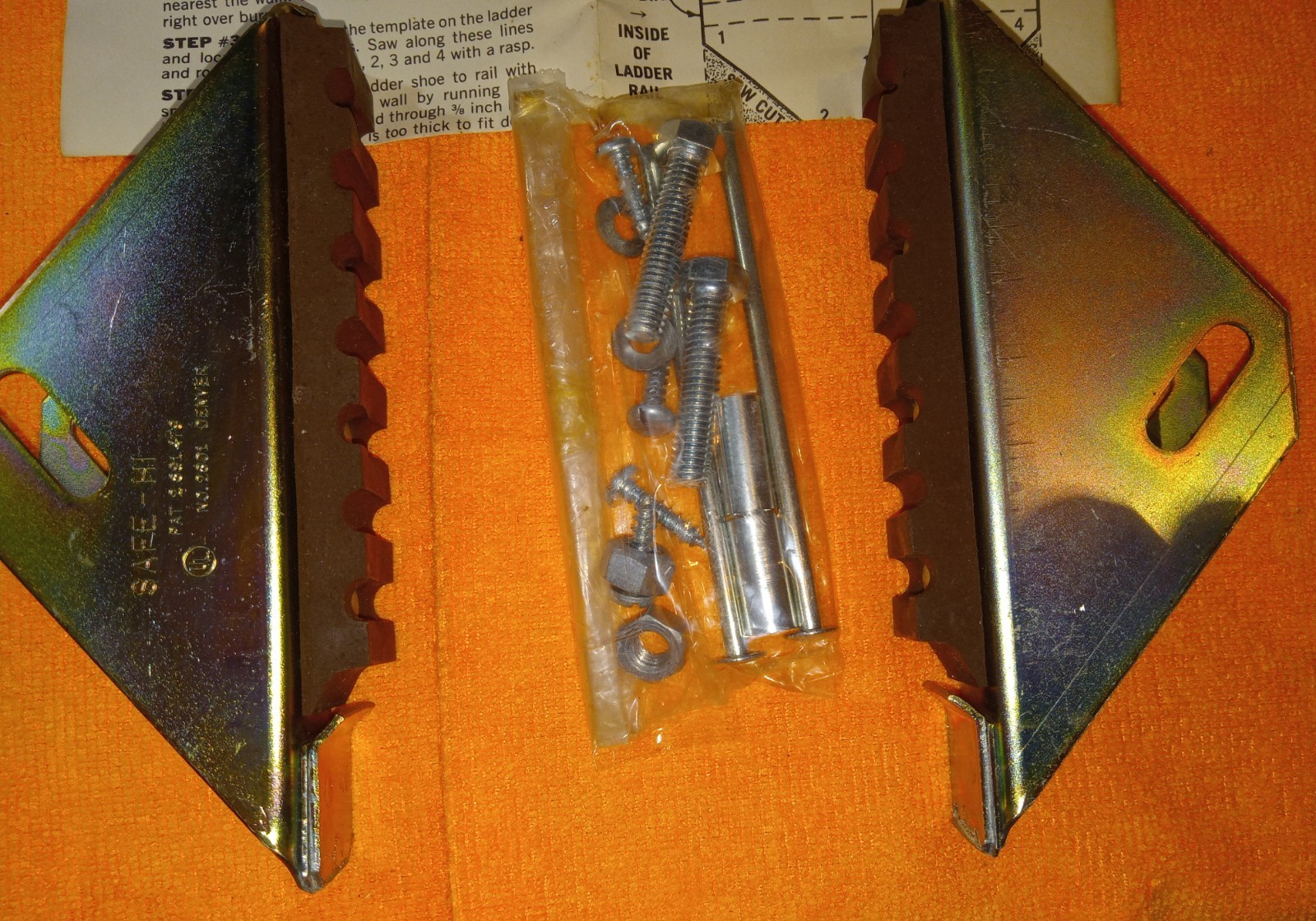 Vintage , Safe-Hi Ladder Shoes #2601 in Original Box w/Instructions New In Box.