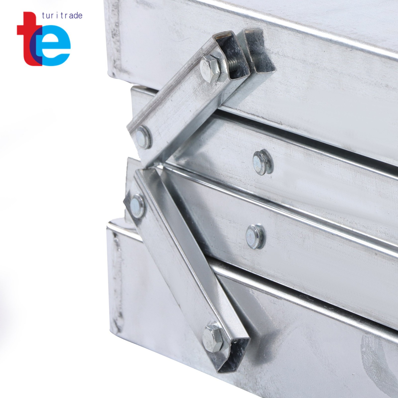 1.6m Adjustable Folding Ladder – Multi-Purpose Scaffold & Work Platform
