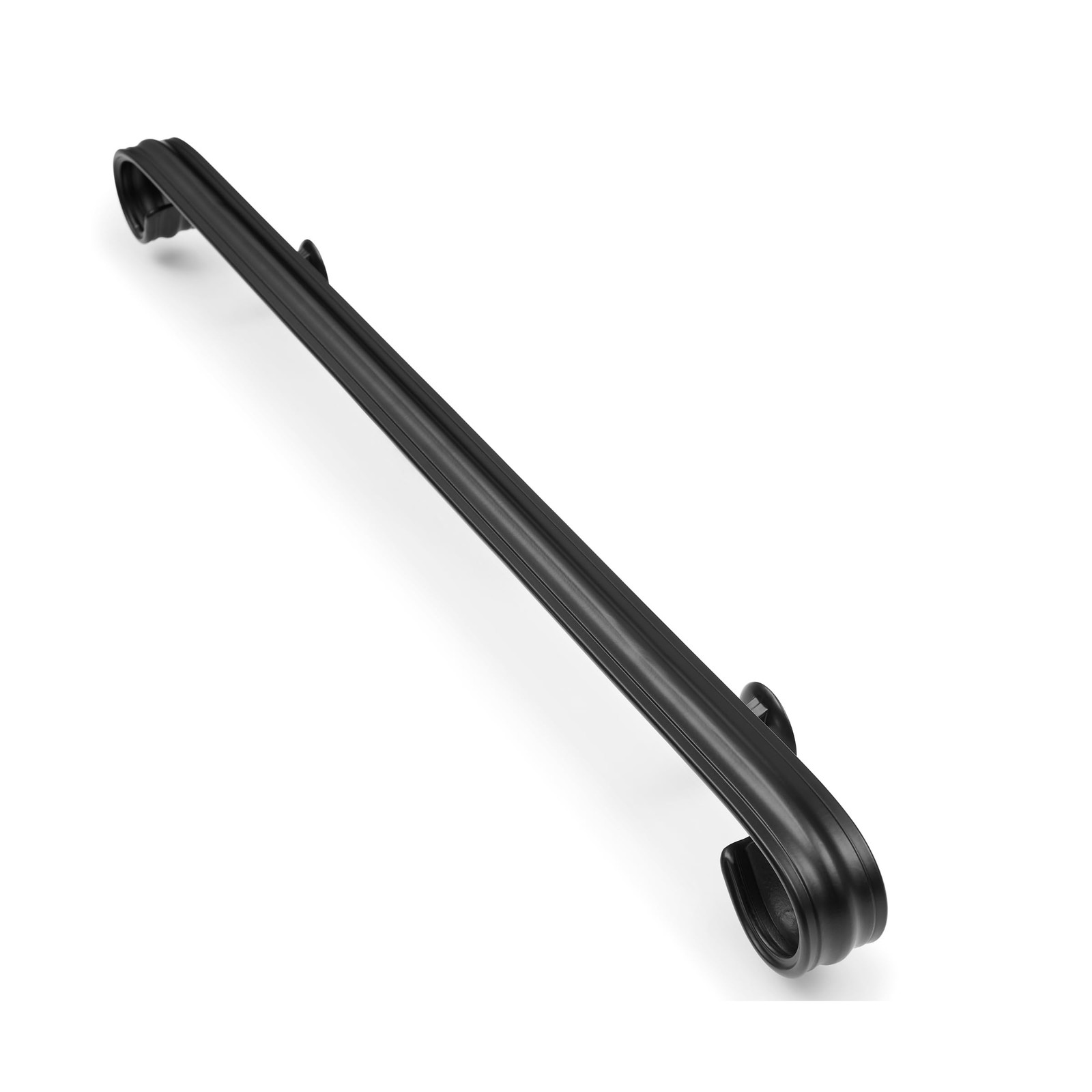 4 Ft Wrought Iron handrail Stair Rail Grab Bar Kit Matte Black Railing Stairc…