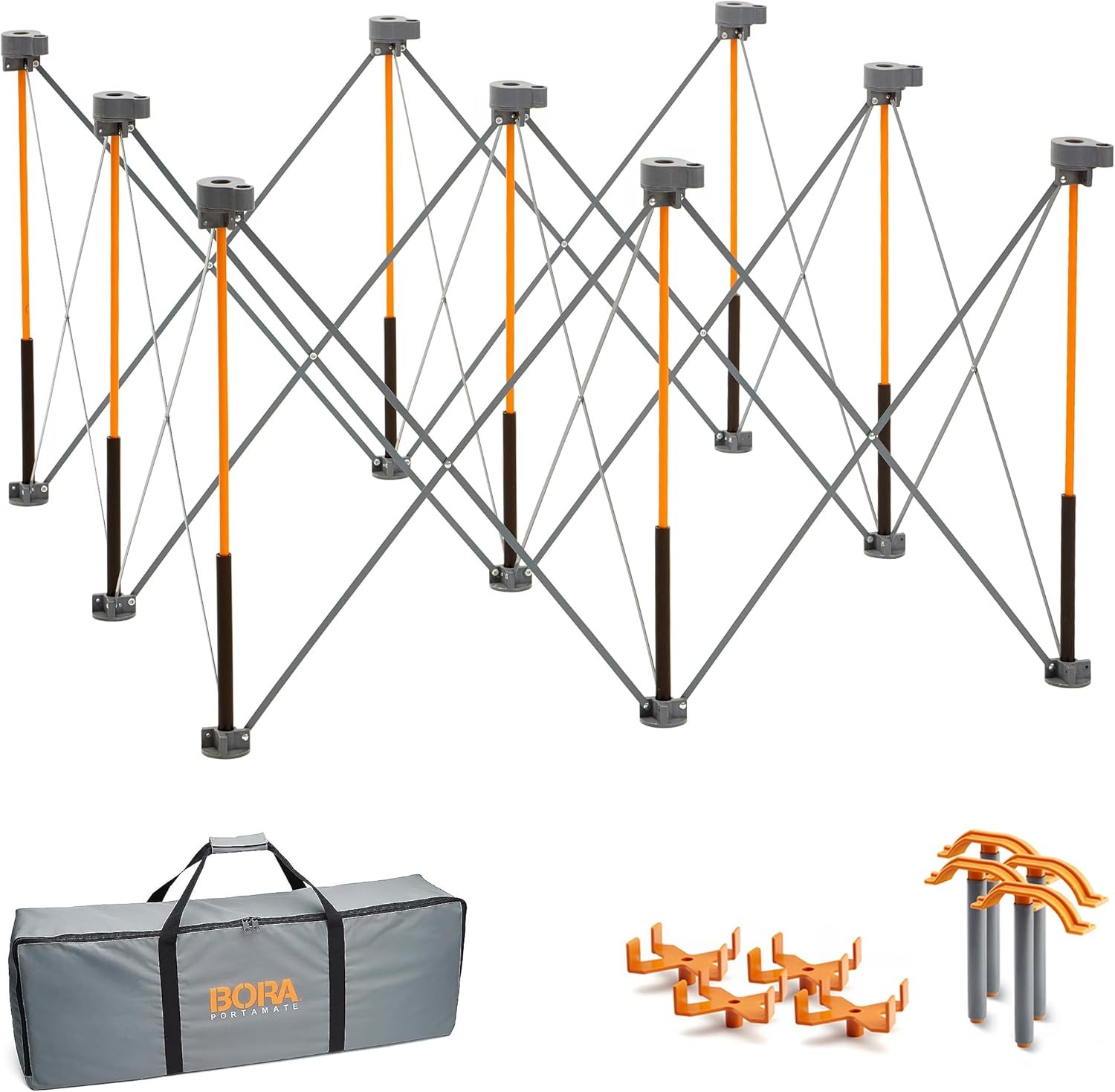 Centipede 2 ft. L x 4 ft. W x 2.5 ft. H Folding Work Table Steel 1500 lb