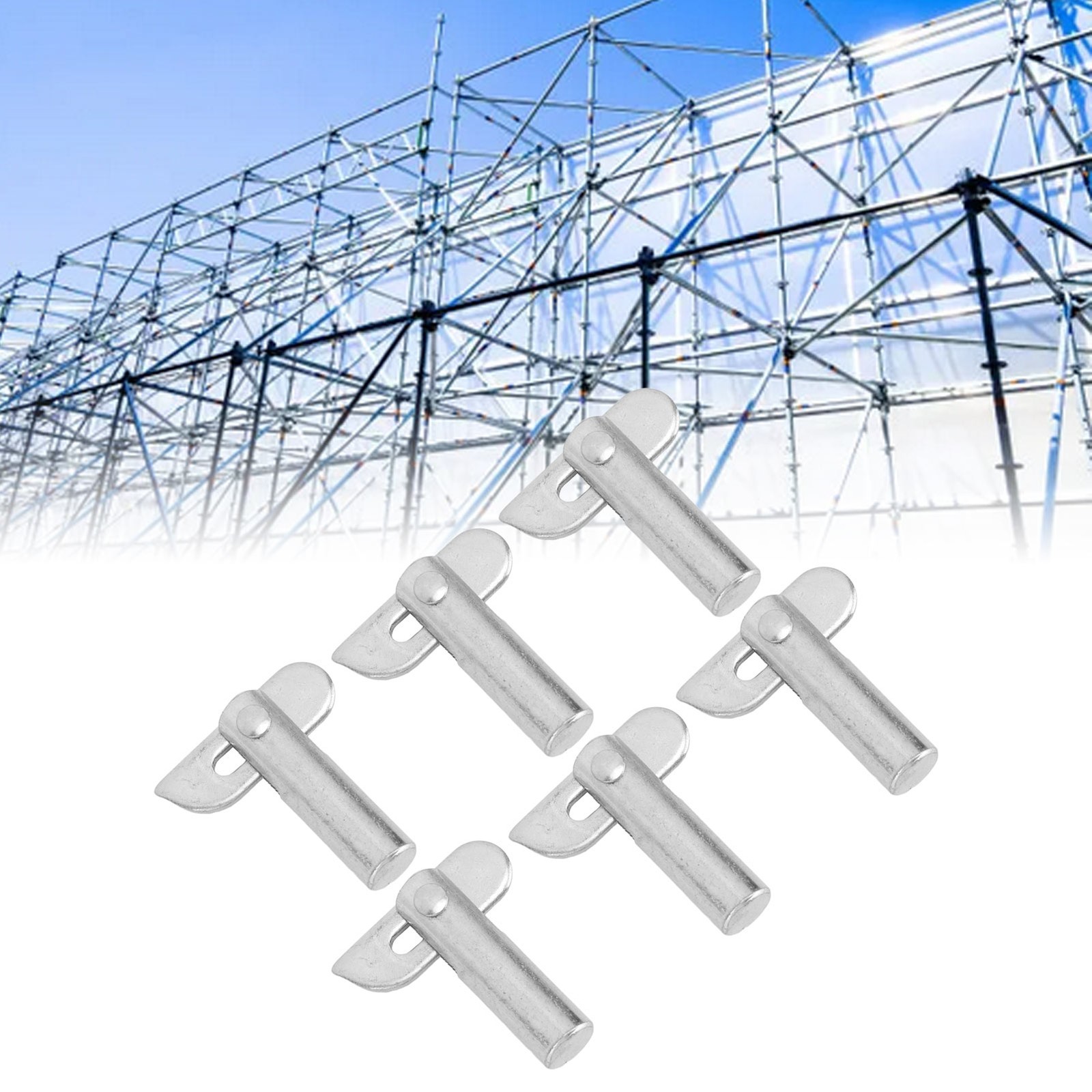 50Pcs Mobile Scaffolding Joint Connecter Point Bar Galvanized Scaffolding Lo DSO