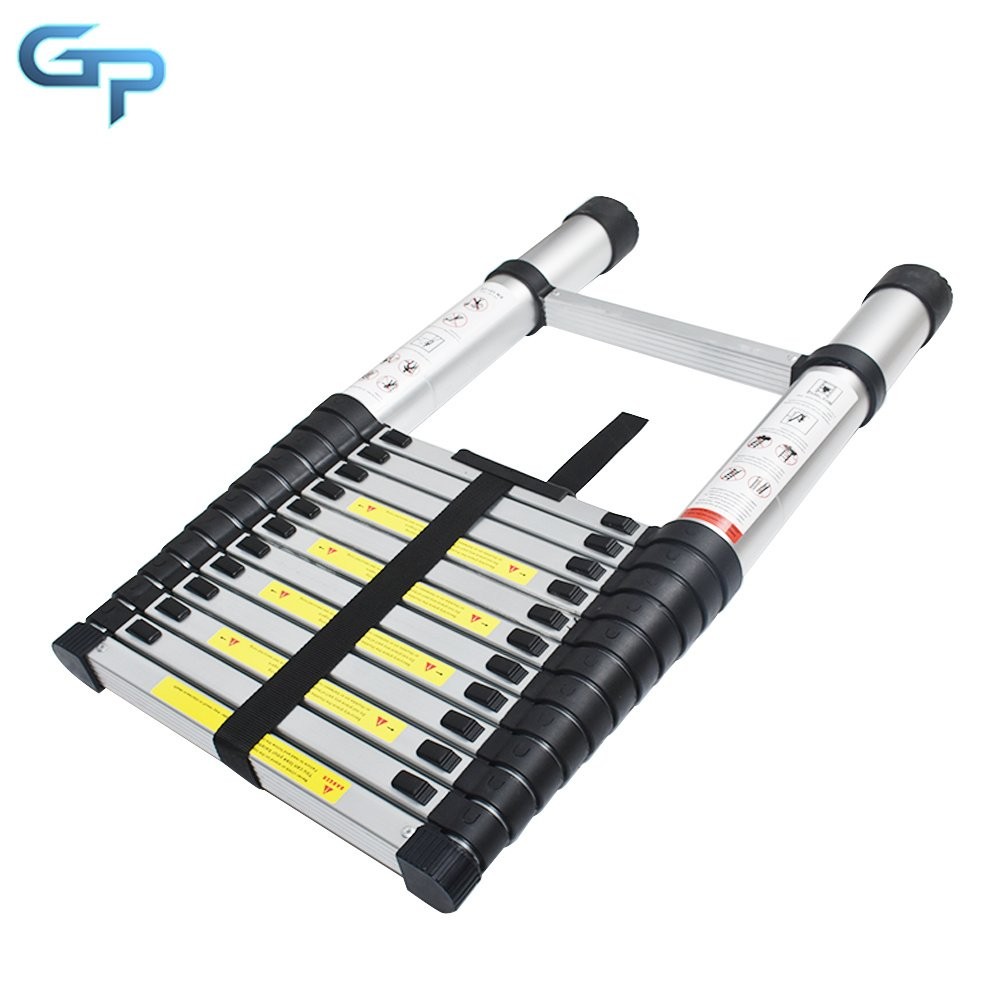 12.5 Feet 330Lbs Heavy Duty Aluminum Step Ladder Multi Purpose Extension Ladder