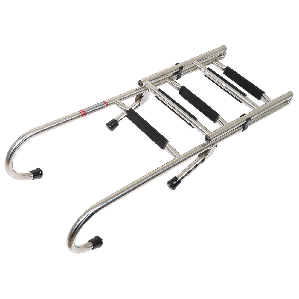 2/3/4/5 Step Boat Ladder Stainless Steel Telescoping Folding Dock Ladder