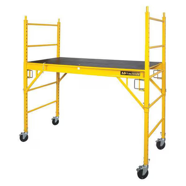 Metaltech Scaffold Perry Style, Steel, 1,000 lb Load Capacity, 6 ft Platform