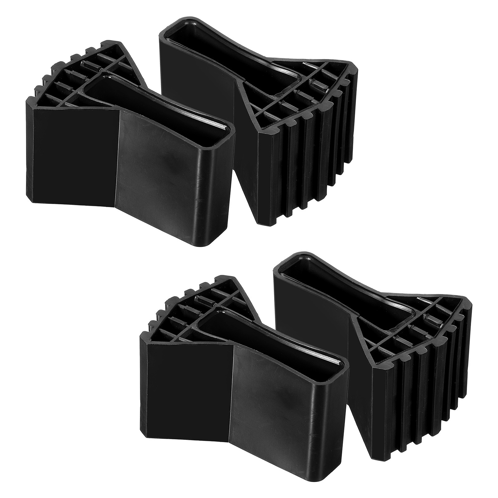 Ladder Non Slip Feet Mat (62x17mm) (4Pcs), Rubber Step Ladder Foot