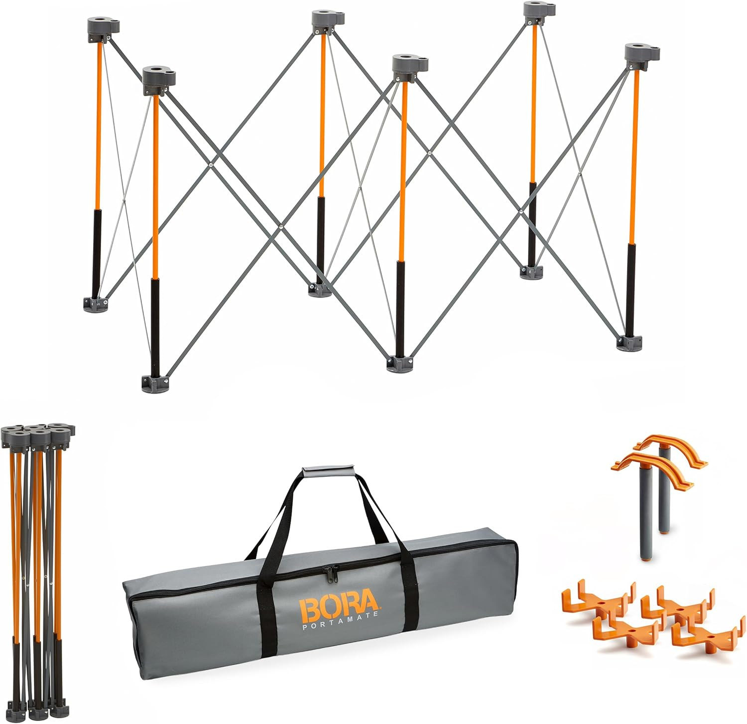 Centipede 2 Ft. L X 4 Ft. W X 2.5 Ft. H Folding Work Table Steel 1500 Lb. Capaci