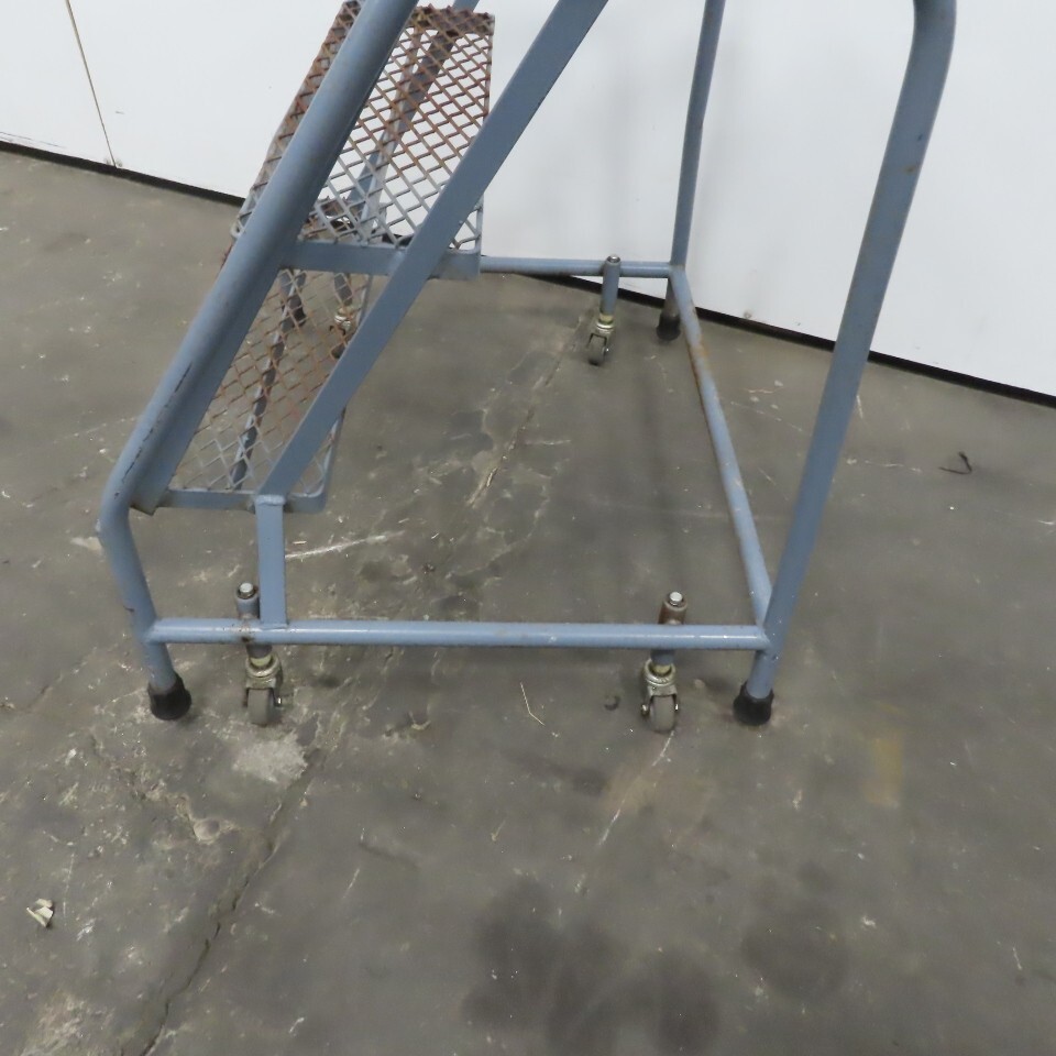 Cotterman 3 Step Steel Rolling Ladder Steps 24″ Wide 30″ Height 450Lb Cap