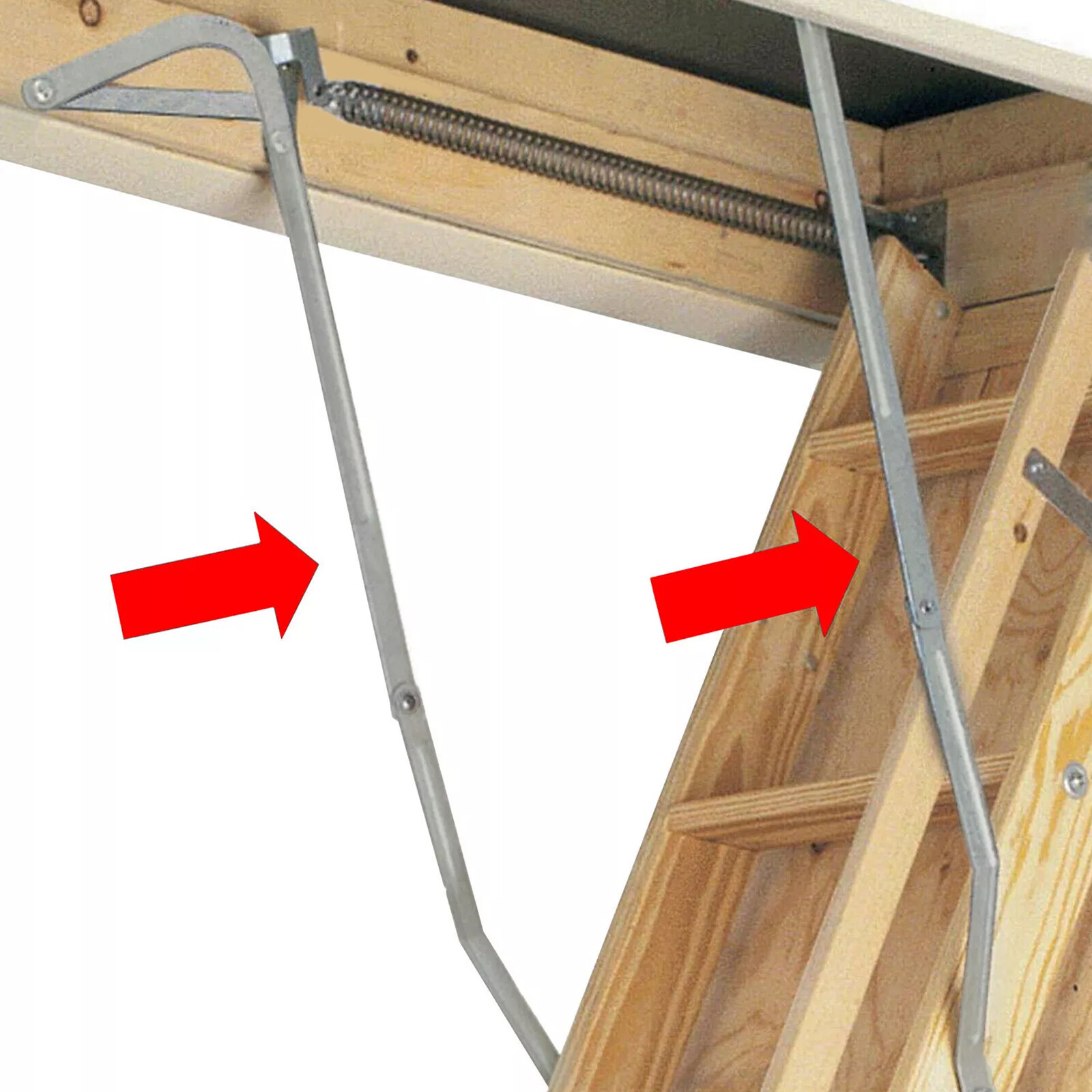 For Werner 55-1 MFG 06 And Older Pair Attic Ladder Spreader Hinge Arms