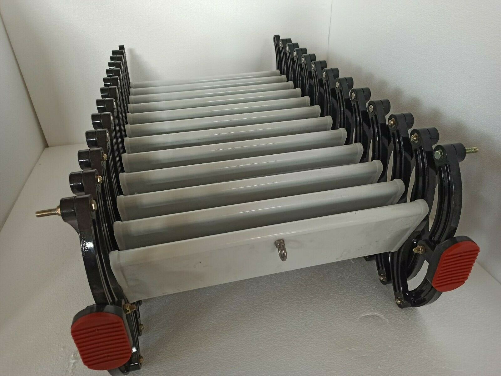HeavyDuty Metal Loft Wall Ladder Stairs Attic PullDown Folding Ladder 10FT,Black