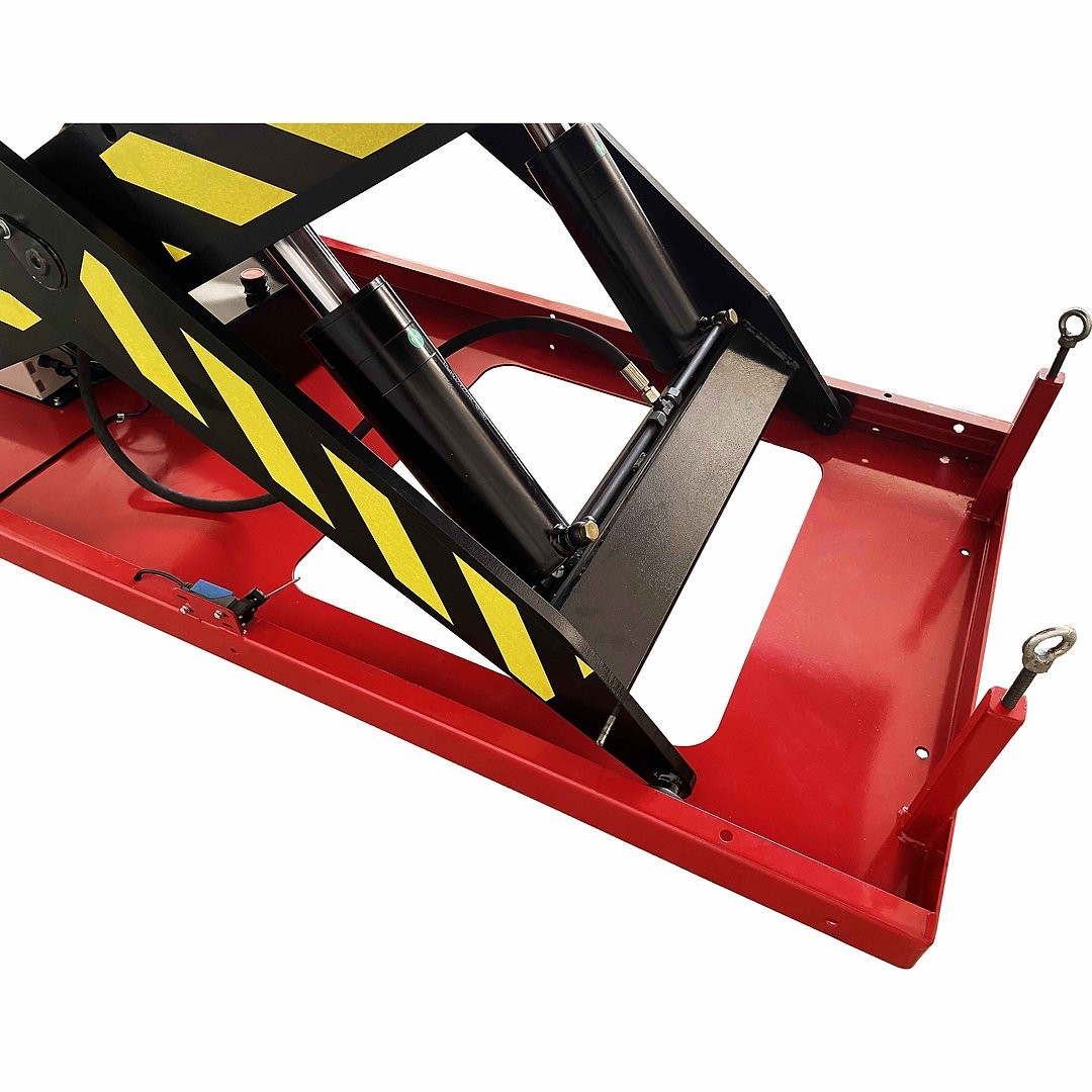 Electric Hydraulic Scissor Lift Table With Foot Pedal, 5,000 lb., 72″ x 48″