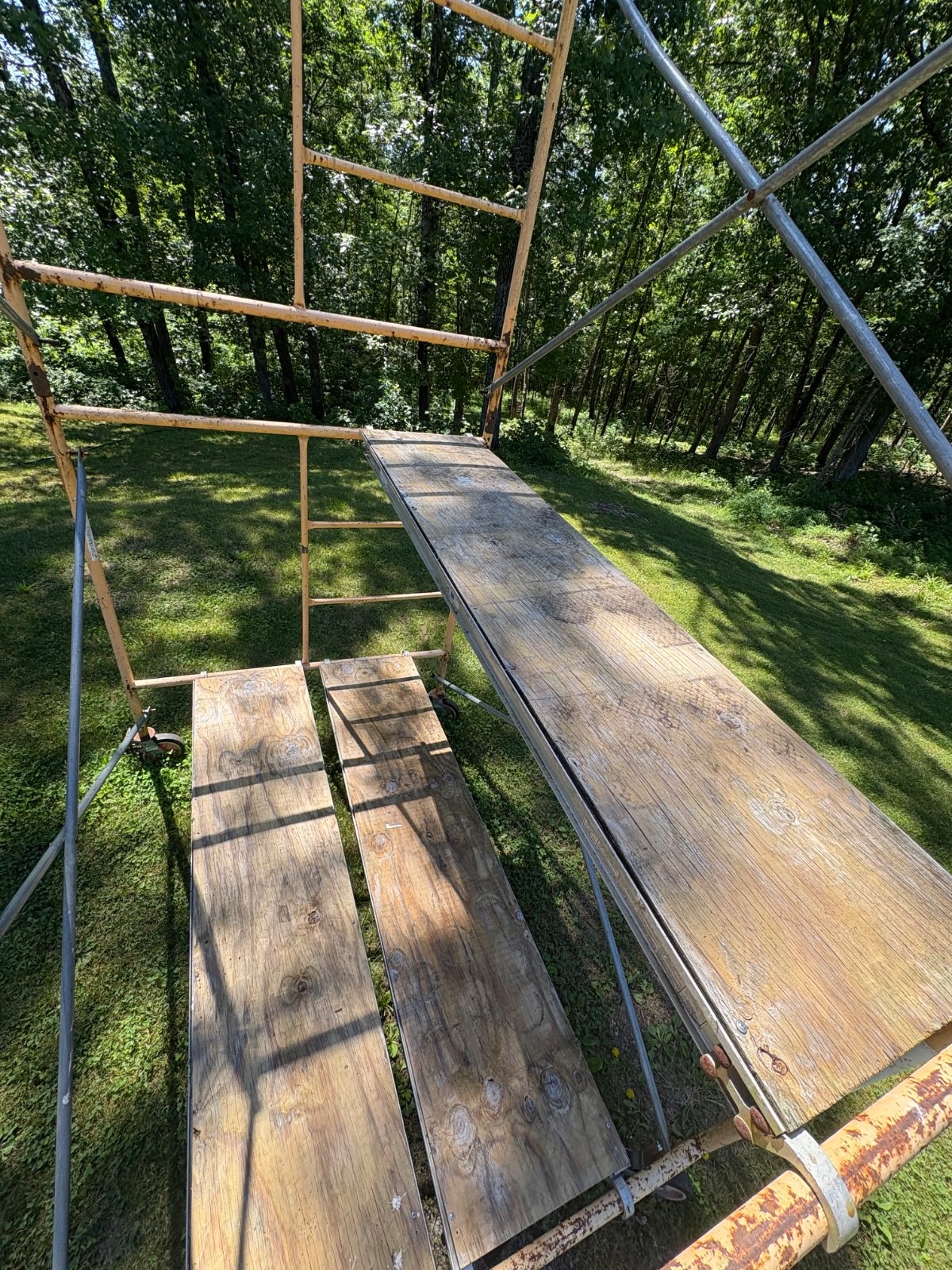 Used Biljax 2 tier tower scaffolding tower