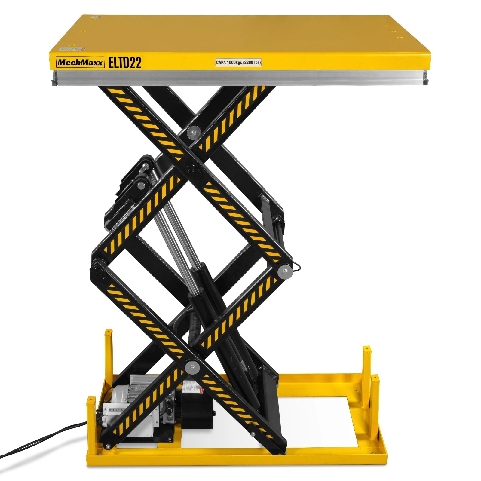 2200 lbs Capacity Electric Hydraulic Lift Table 51.2”x32.3” Platform, ELTD22