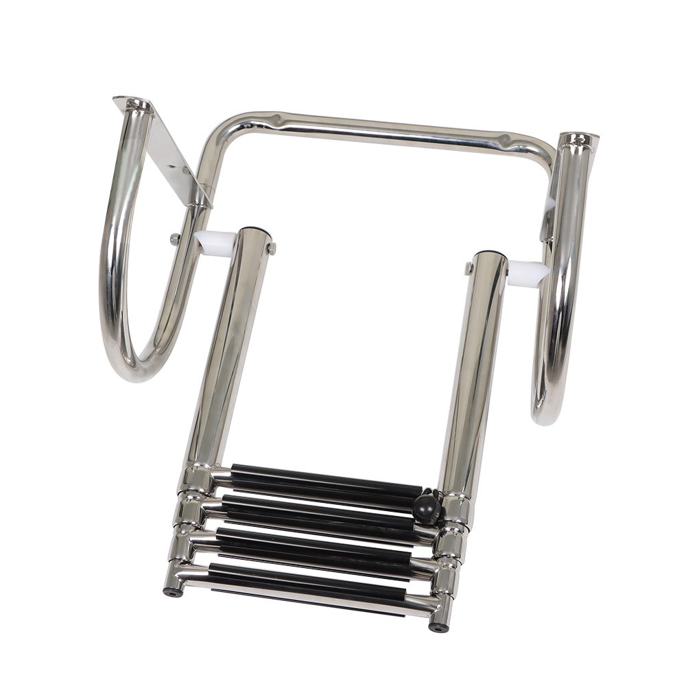 New Boat Ladder Stainless Steel Telescoping Folding Dock Ladder 2/3/4/5-Steps