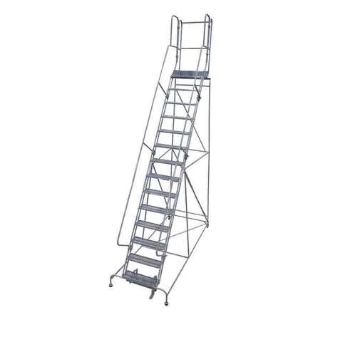 NEW! Cotterman 232in H Steel Ladder-19 Step Serrated-450lb Load Cap!!