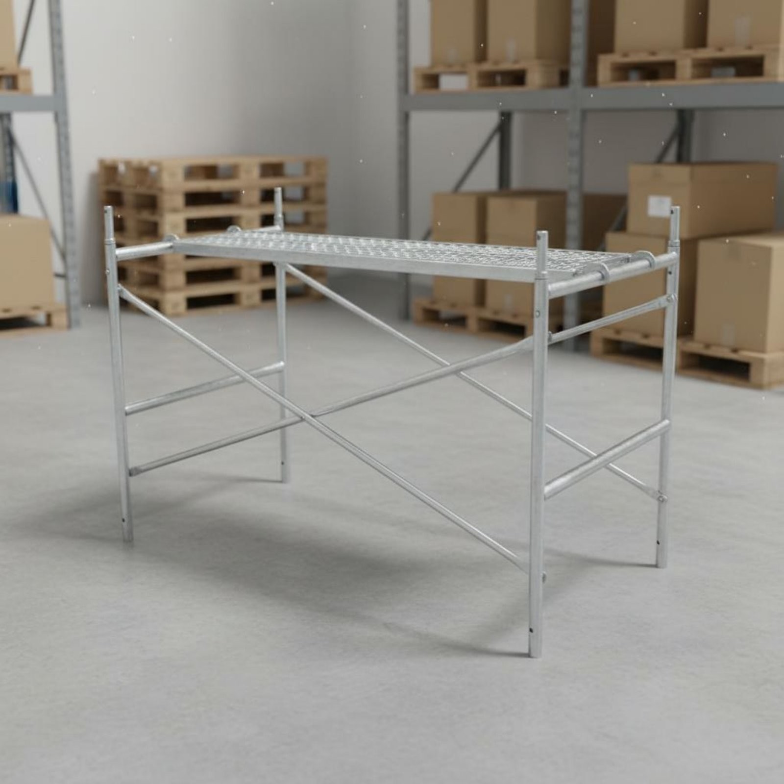 Mobile Scaffolding Frame Adjustable Height Galvanized Steel Scaffold