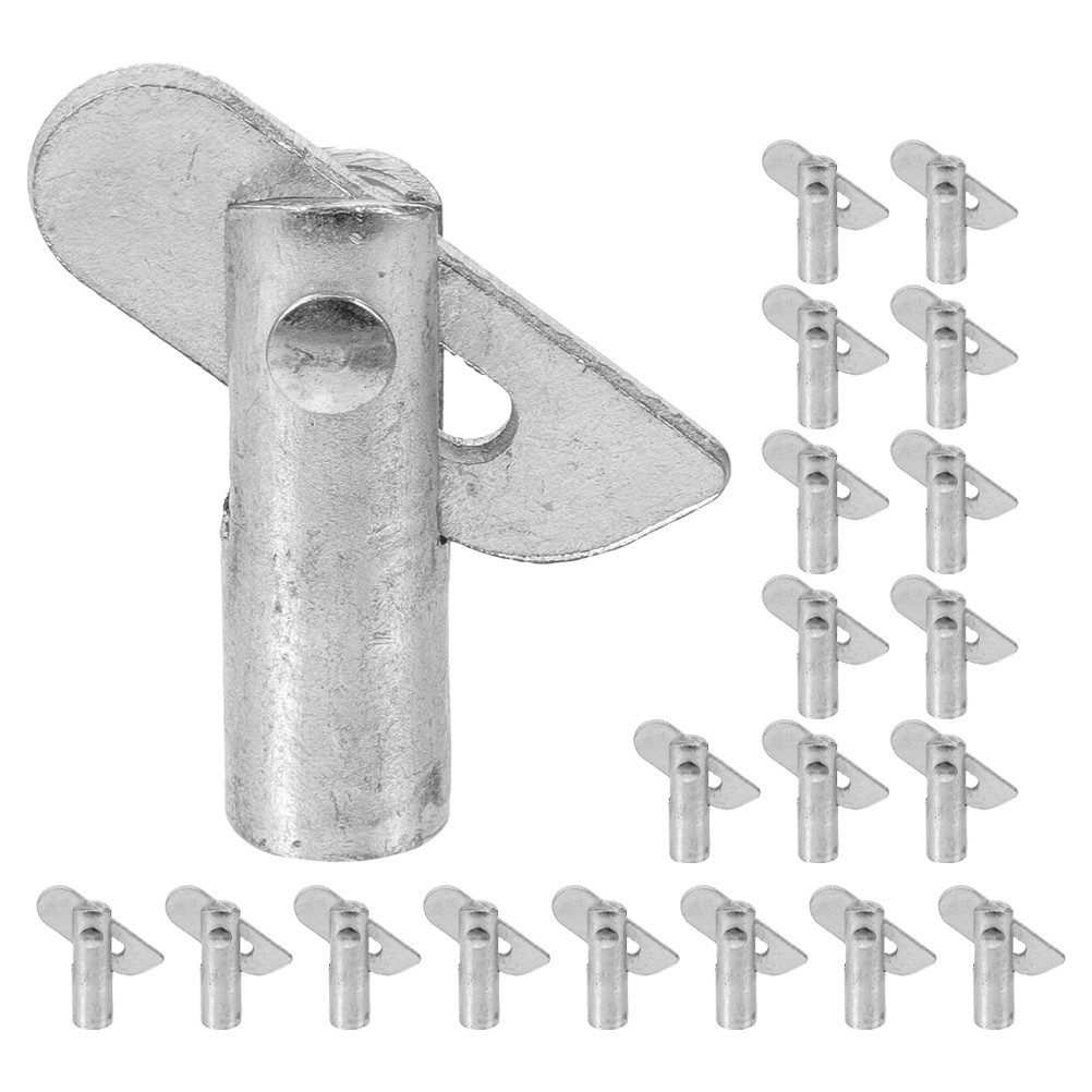 20Pcs Heavy Duty Scaffolding Pins Steel Q235 Silver Reusable Safety Locking Pins