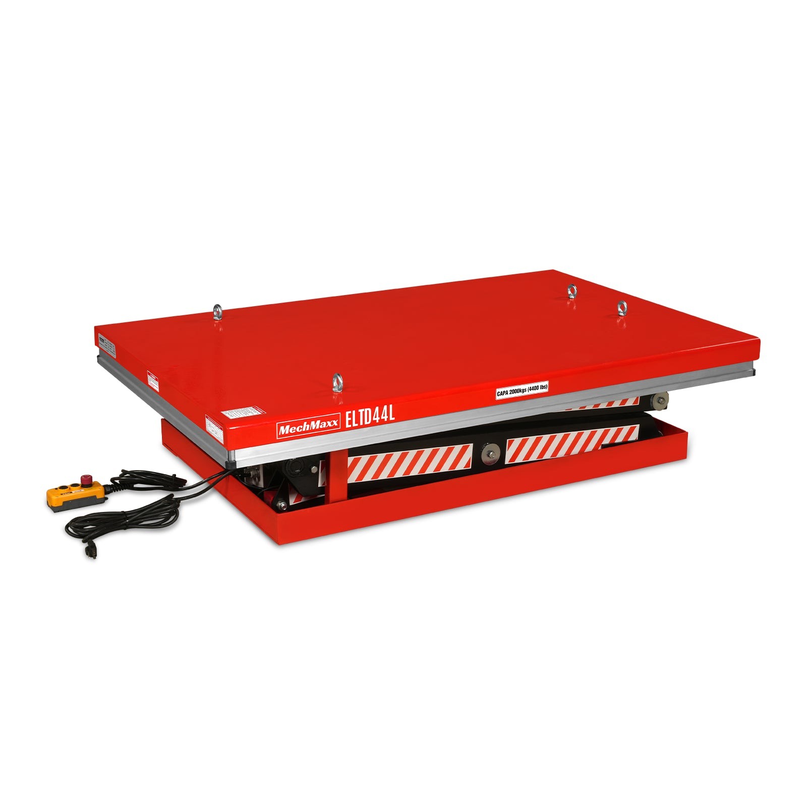 MechMaxx 4400lbs Capacity Hydraulic Lift Table, 63″ x 39.4″ Platform, ELTD44L