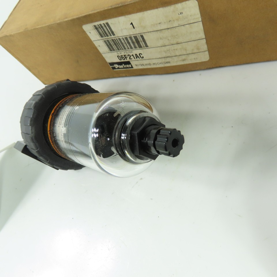 Parker 06F21AC 3/8″ NPT Pneumatic Air Line Filter 150 PSI NEW