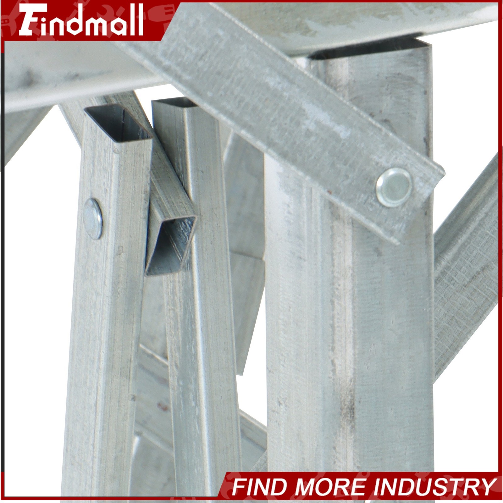 Findmall Adjustable Height 1.8m Versatile Portable Folding Scaffolding Platforms