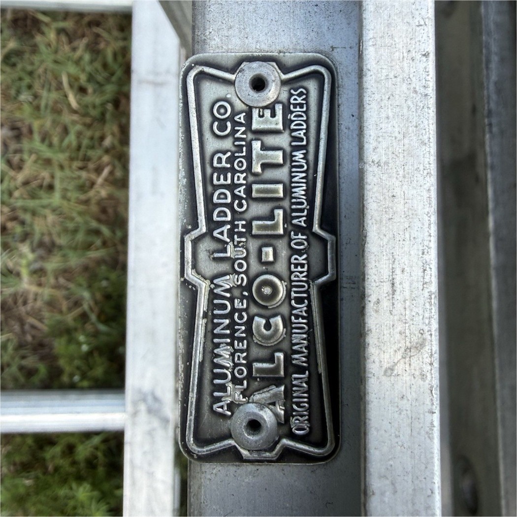 Aluminum Ladder Co. ALCO-LITE Aluminum Ladder 20ft