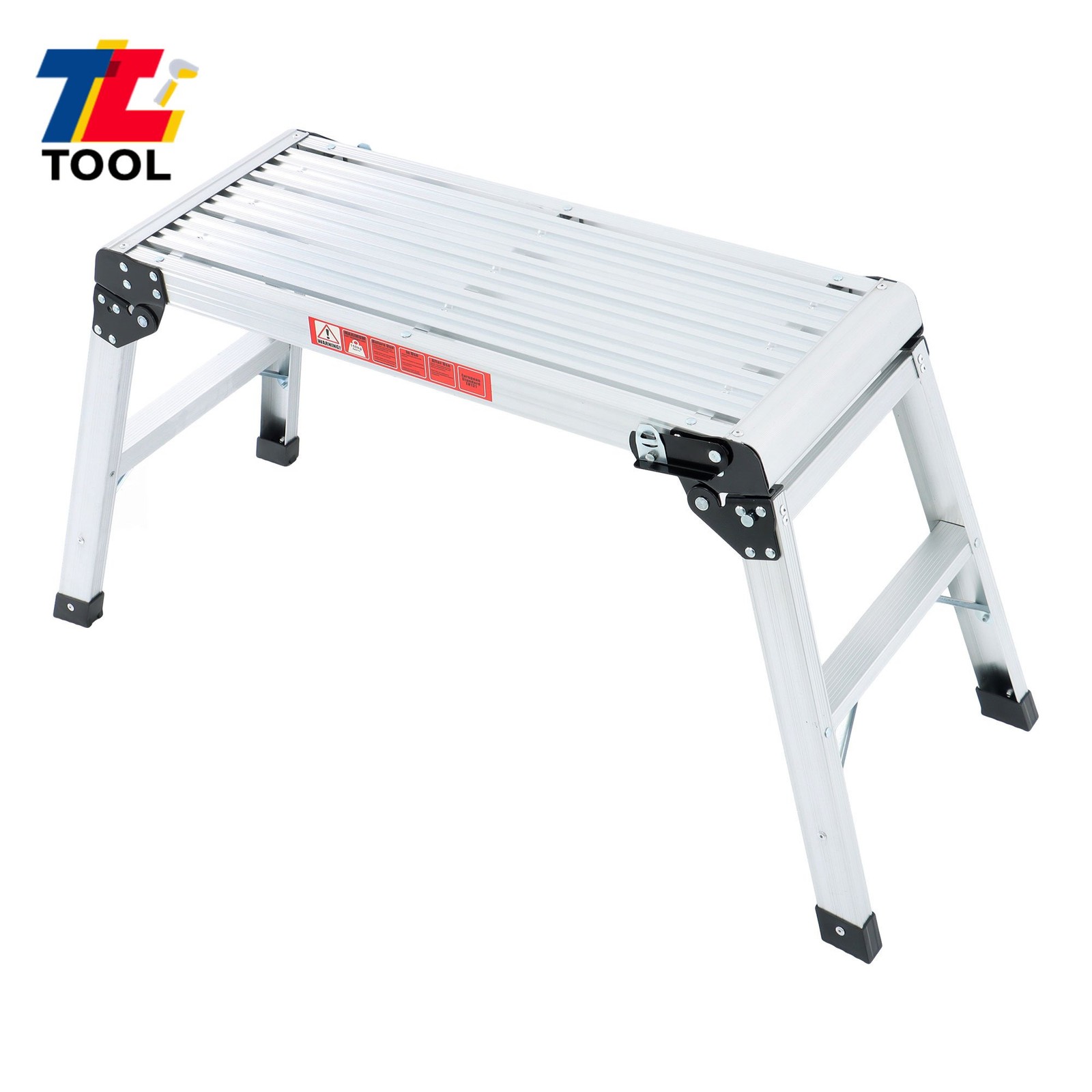 High Quality Work Platform 30″ Heavy Duty Foldable Aluminum Step Ladder 330 Lbs