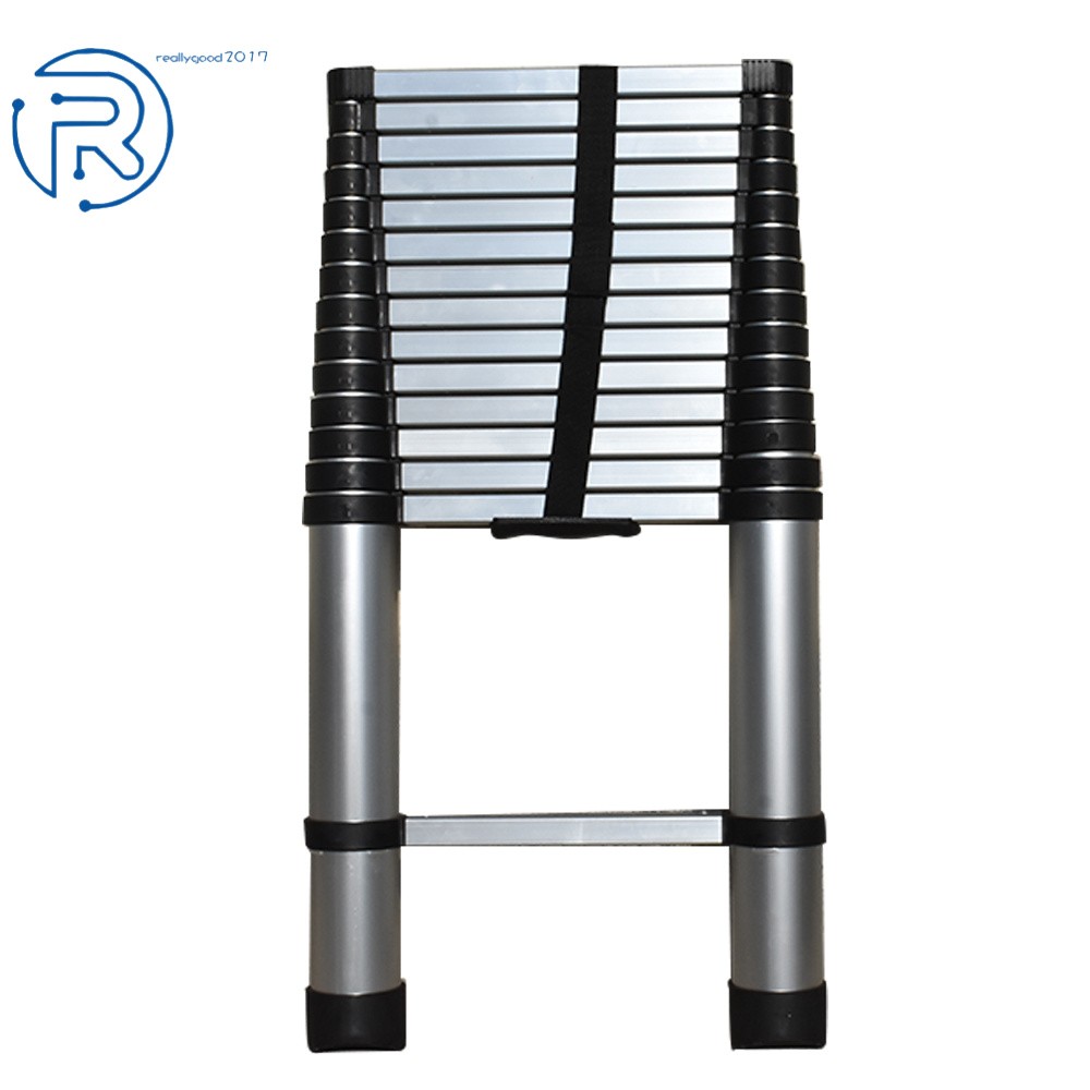 14.5 Feet Aluminum Step Ladder Telescoping Extension Multi Purpose Ladder
