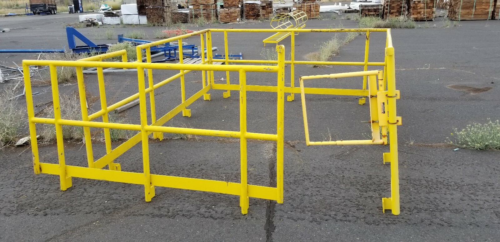 Vertical Ladder System Fall Protection 17 ft 8 in high 20 3/4 in wide