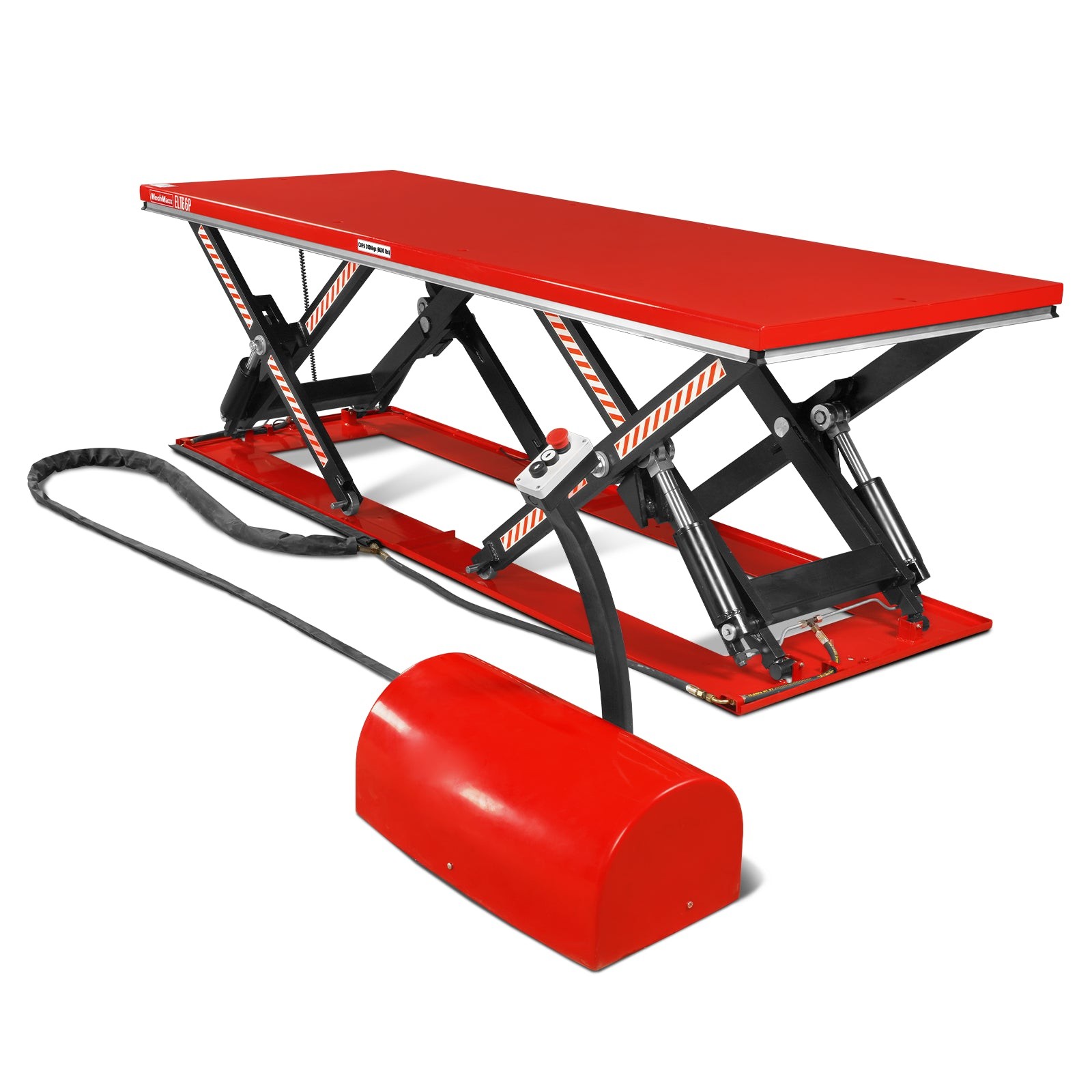 MechMaxx 6600lb Capacity Electric Hydraulic Double Scissor Lift Table, ELT66P