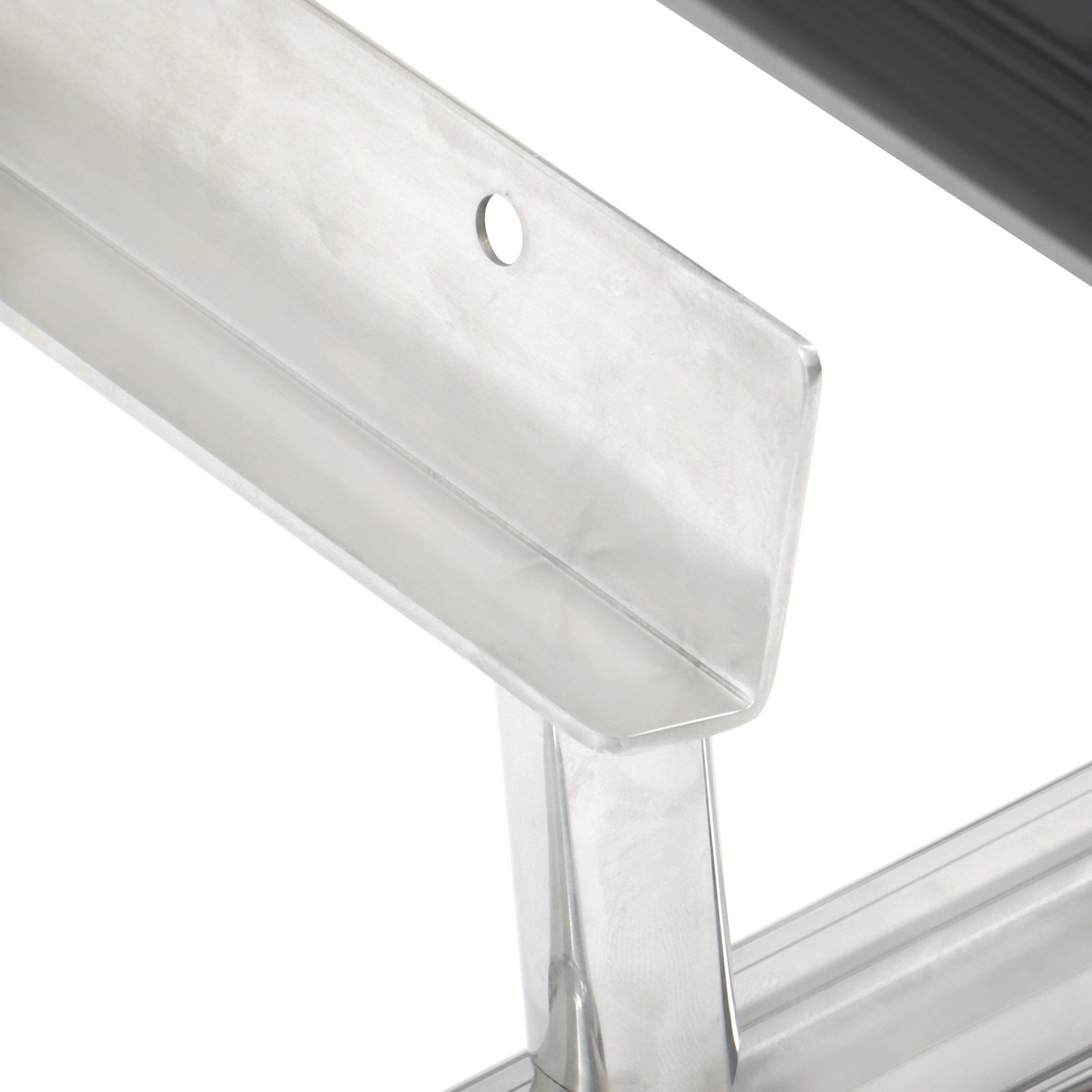 Marine 3 Step Stainless Steel Telescoping Boarding Ladder Folding Heavy Duty