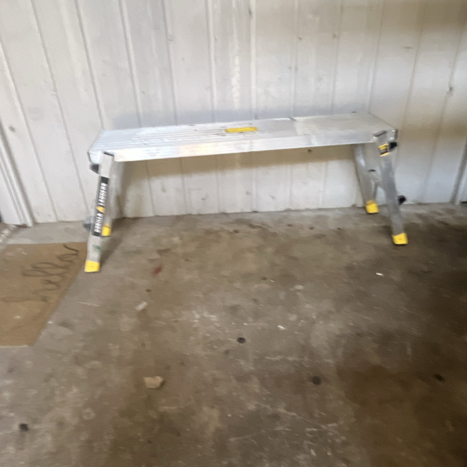 Gorilla Ladders Type IA Aluminum Folding Work Platform 300 lb Load Capacity