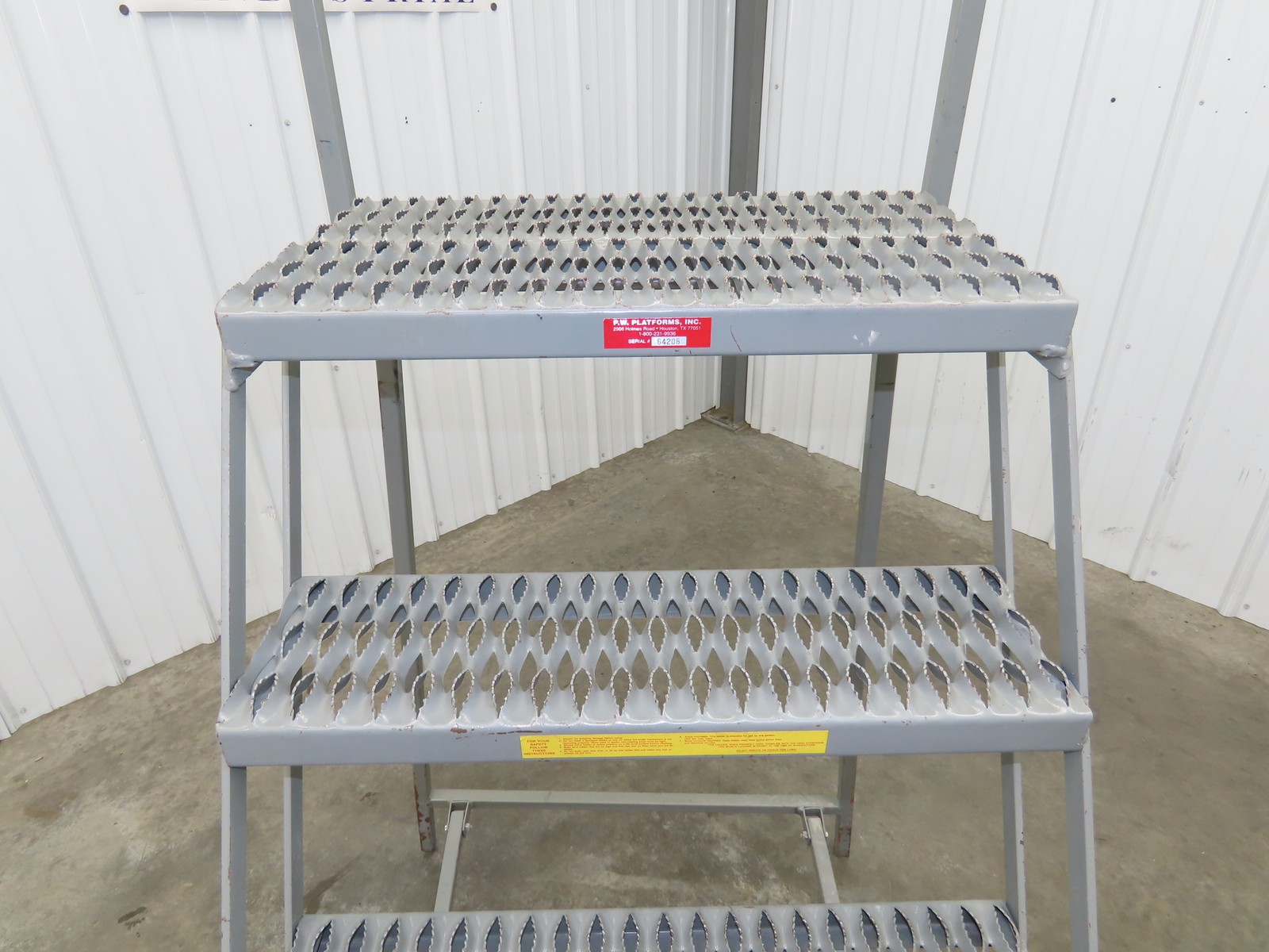 PW Platforms N/A Rolling Ladder 5 Step 14″ Work Platform 50″ Top Step