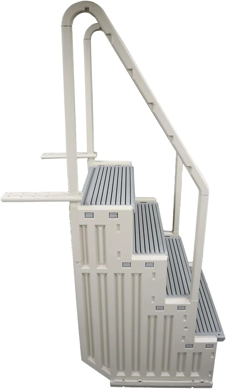 Confer Plastics Step-1X: Sturdy Above Ground Entry System with Dual Handrails an