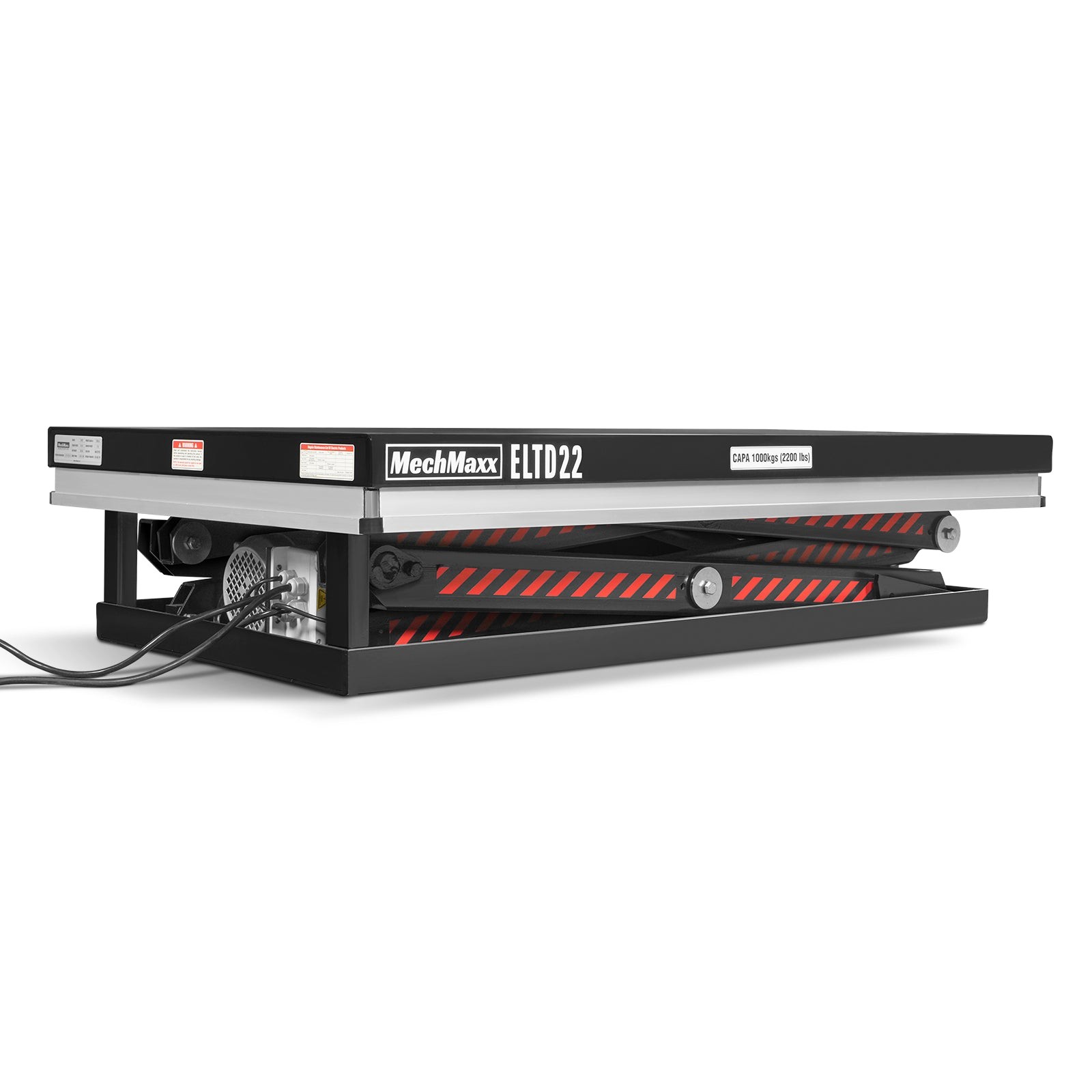 2200 lbs Capacity Electric Hydraulic Lift Table 51.2”x32.3” Platform, ELTD22