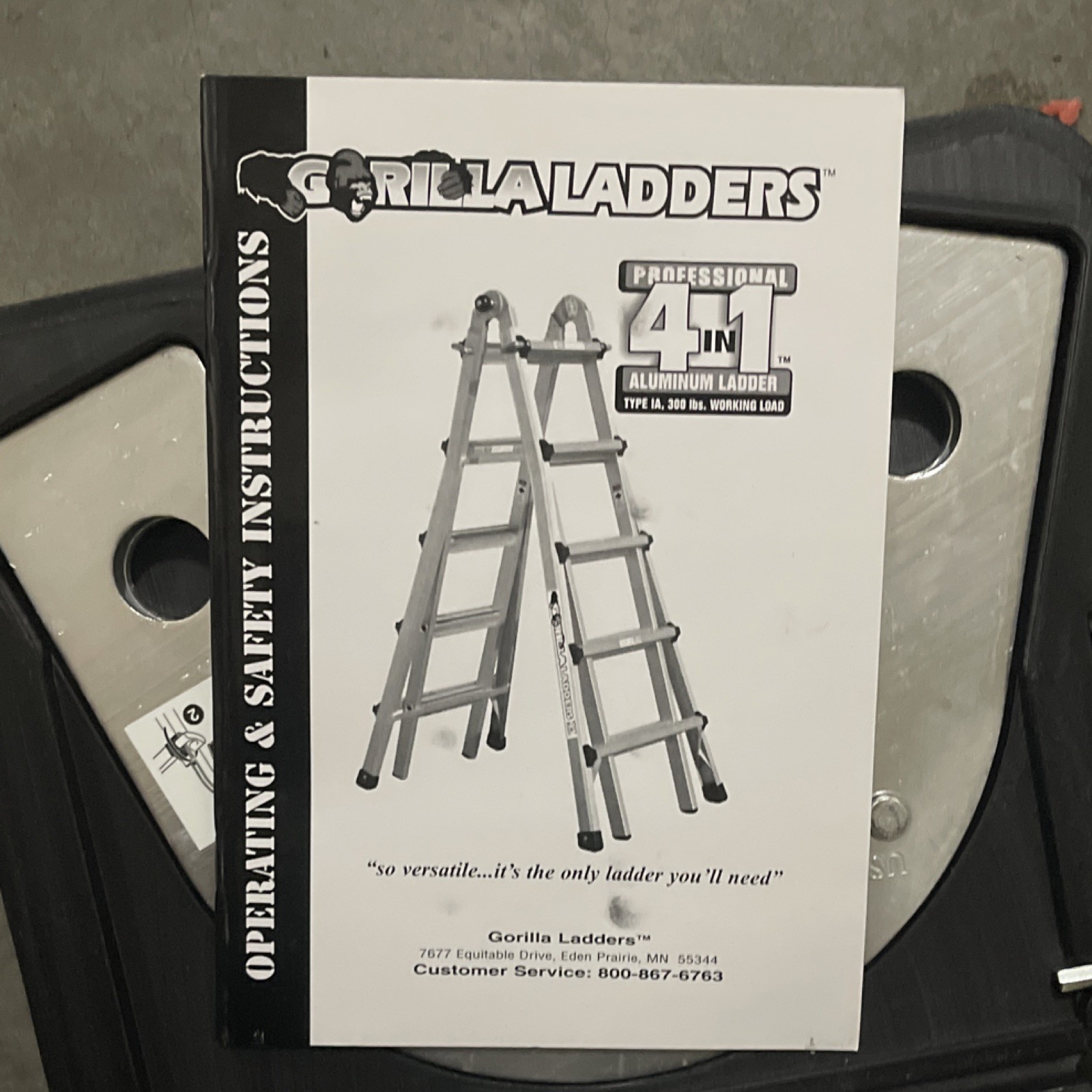 Gorilla Ladders Accessory Hinge Kit with Case and Manual