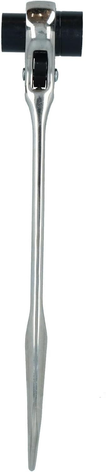 Scaffold Spanner Ratcheting Podger 2-Way Bi-Hex Ratchet 17mm 21mm Drop Forged