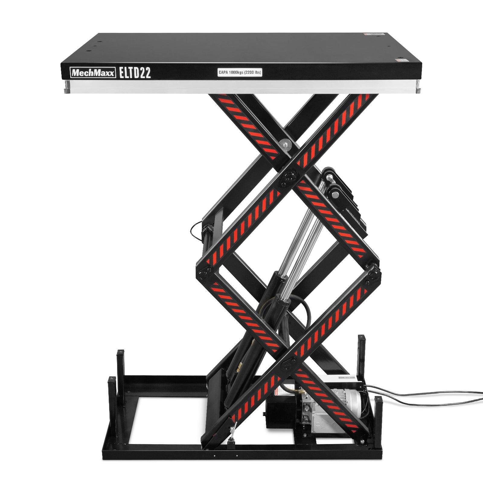 2200 lbs Capacity Electric Hydraulic Lift Table 51.2”x32.3” Platform, ELTD22