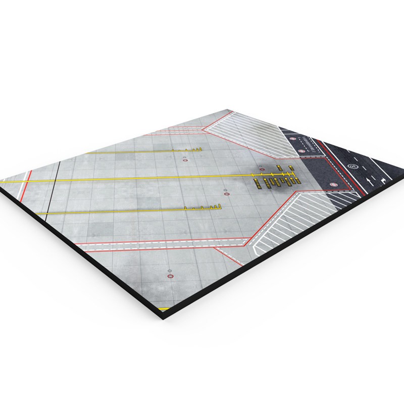 1: 400 International Airport Finished Wooden Platform Parking Apron Multiple