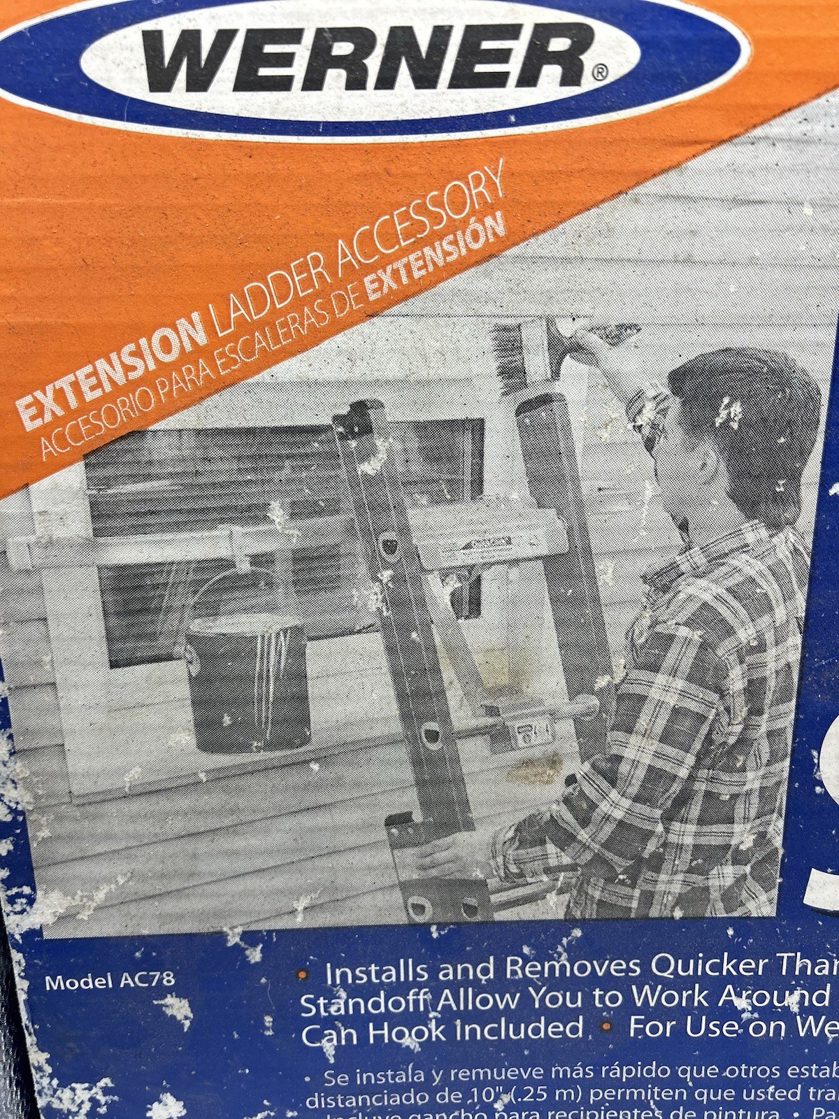 Werner AC78 Quick-Click Ladder Stabilizer –NEW Factory Sealed Box Best price