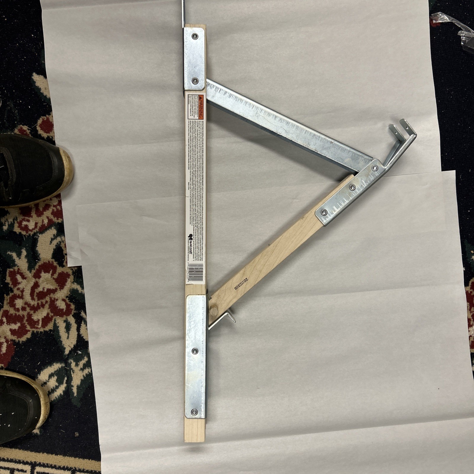 10-Qual Craft 2510 1 2-Position Adjustable Wood/Steel Roof Bracket 12 in.