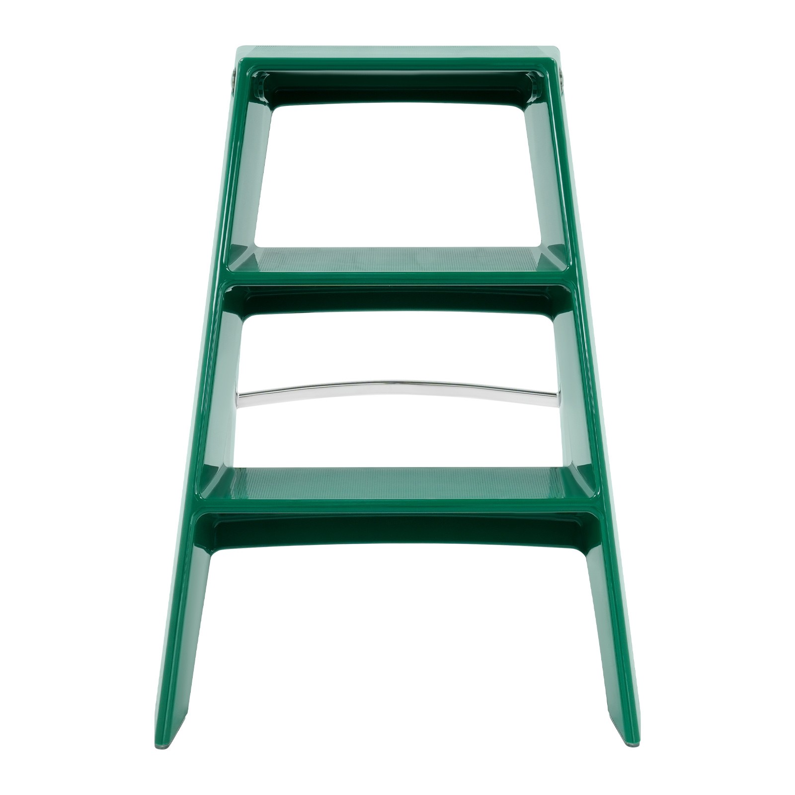 Folding 3-step Iron Stool For Adults Anti-slip Step Ladder Load-capacity 100kg