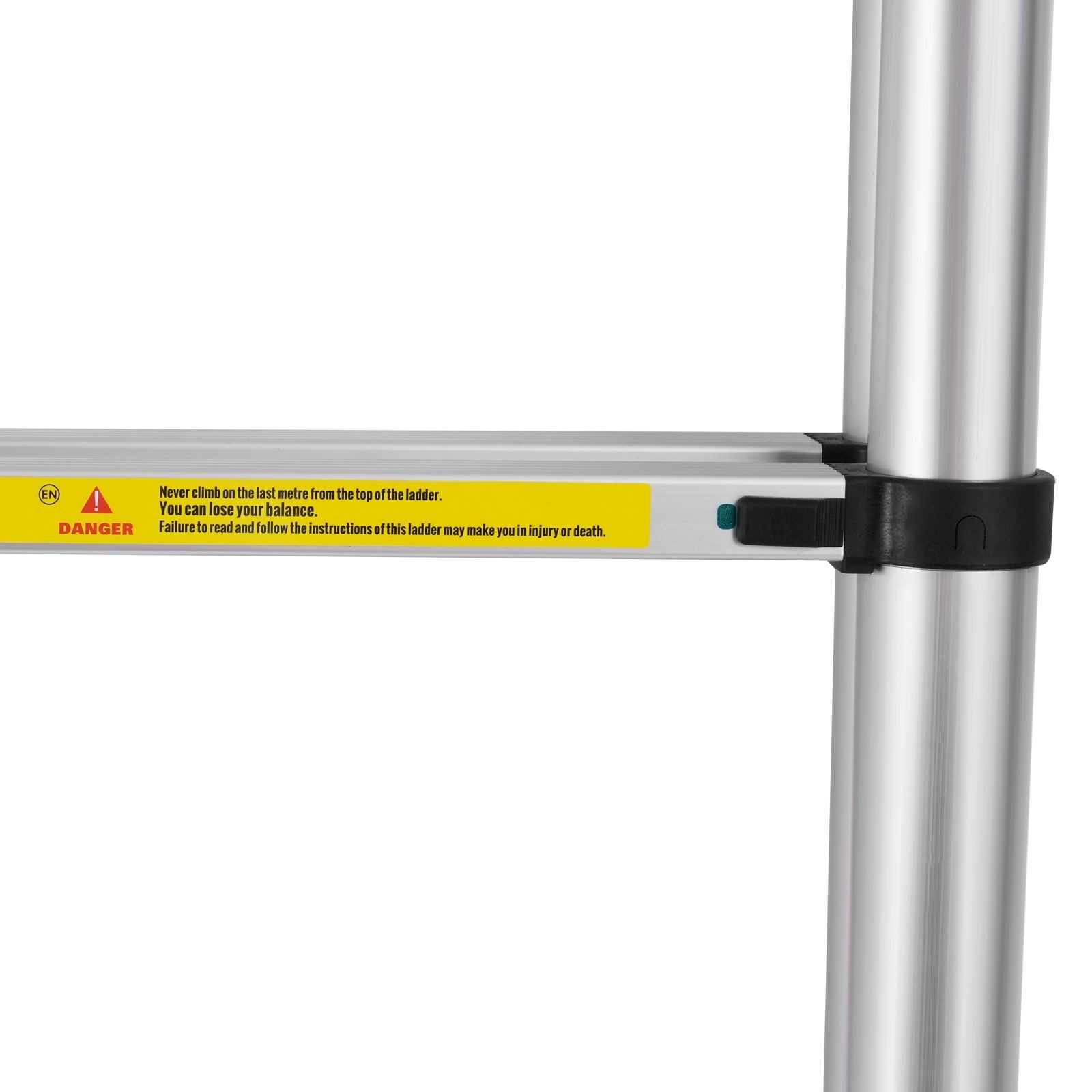 Telescoping Ladder, 12.5FT A – Shape Aluminum Extension Ladder Lightweight